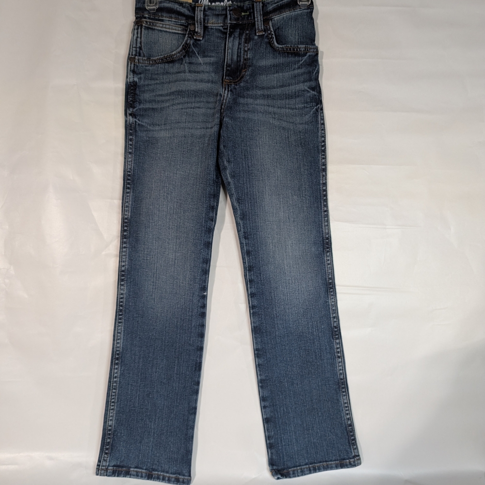 NWT Kids Wrangler Retro Stylish Blue Denim Jeans Size 11 Slim